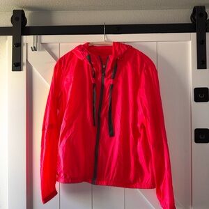 Women's Pink Hooded Jacket